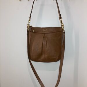 Coach Tan Leather Crossbody Bag